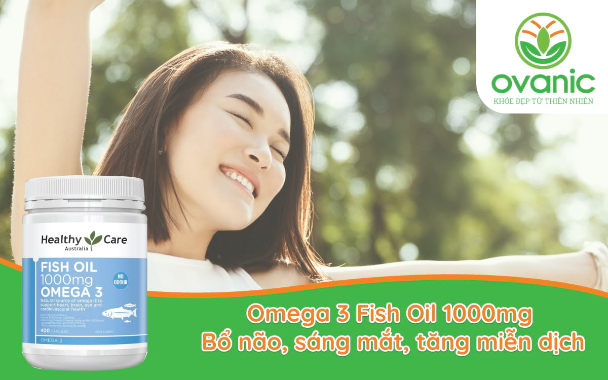 công dụng của Omega 3 Fish Oil 1000mg