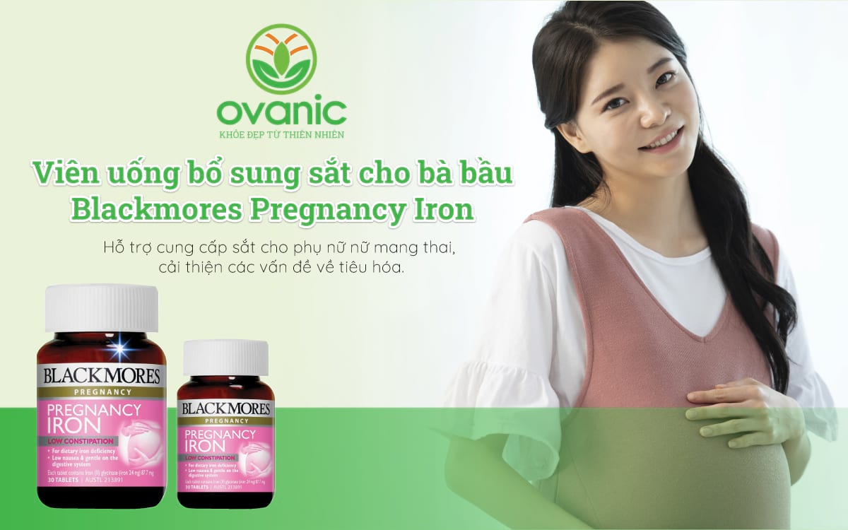 Công dụng Blackmores Pregnancy Iron Úc