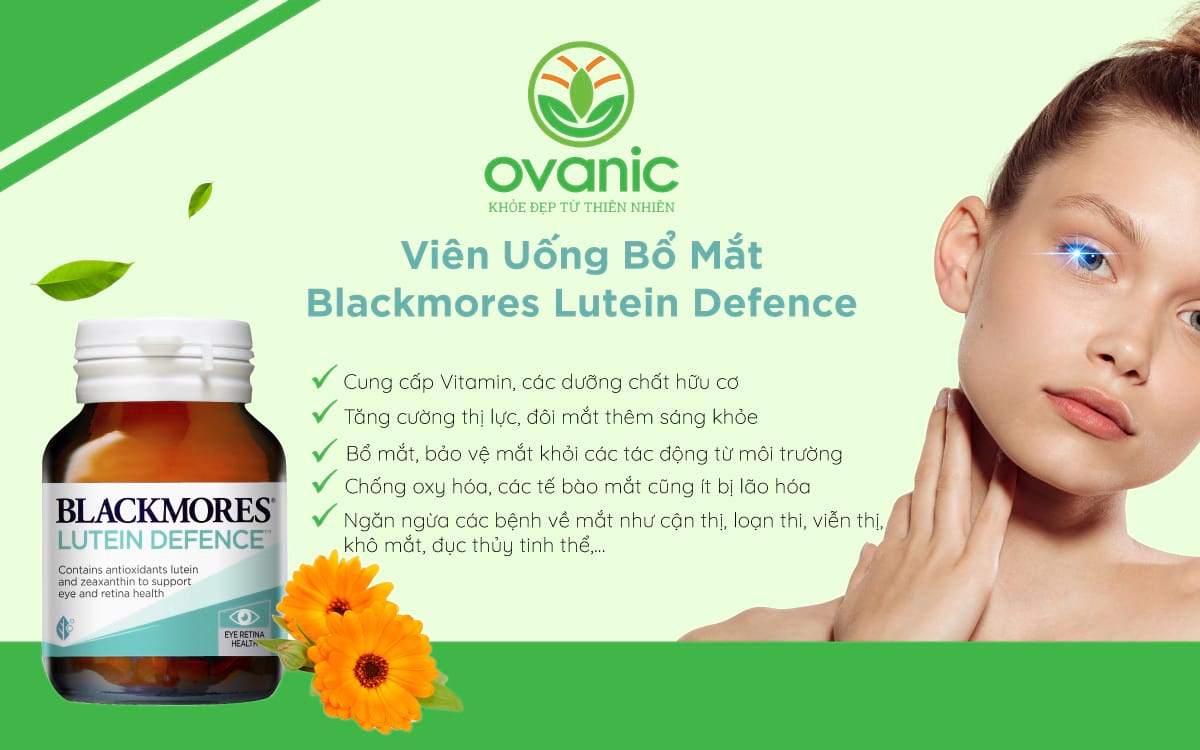 Công dụng của Blackmores Lutein Defence