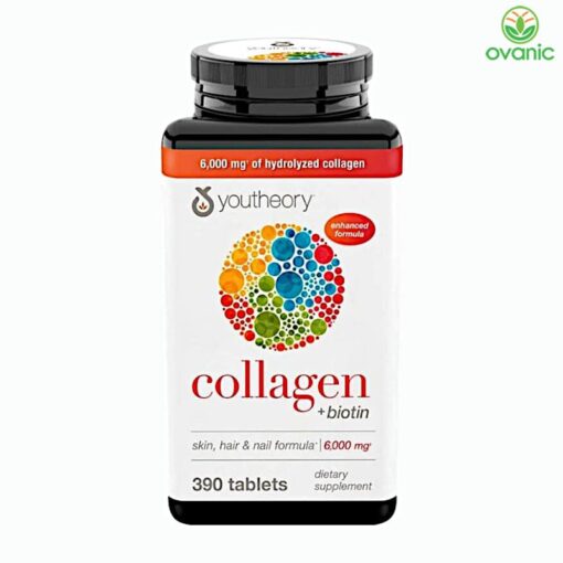 Youtheory collagen biotin 6000mg ovanic