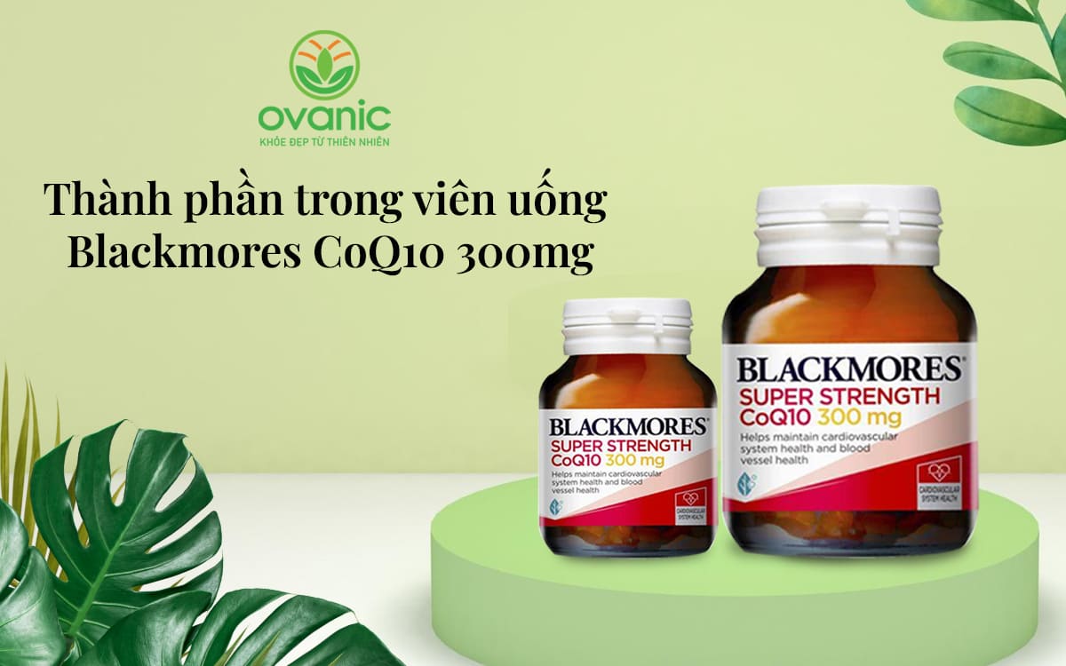 Thành phần của sản phẩm Blackmores CoQ10