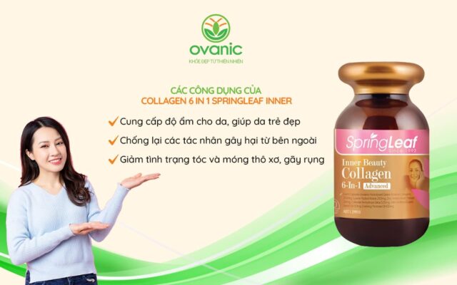 Công dụng của Collagen 6 in 1 SpringLeaf Inner Beauty