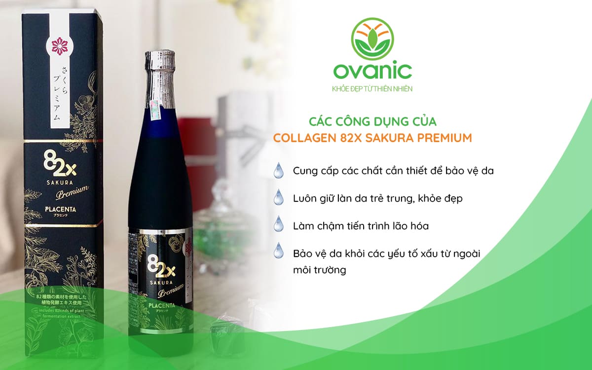 Công dụng của sản phẩm Collagen 82x Sakura Premium