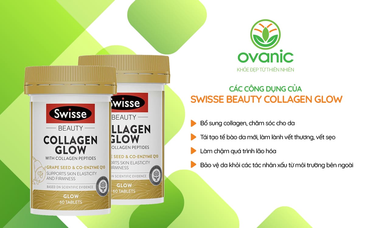 Công dụng của sản phẩm Swisse Beauty Collagen Glow