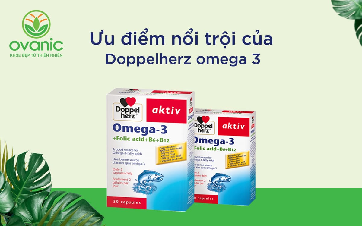 Ưu điểm của sản phẩm Doppelherz Omega 3