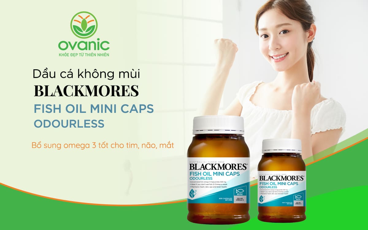 Lợi ích của sản phẩm Blackmores Odourless Fish Oil