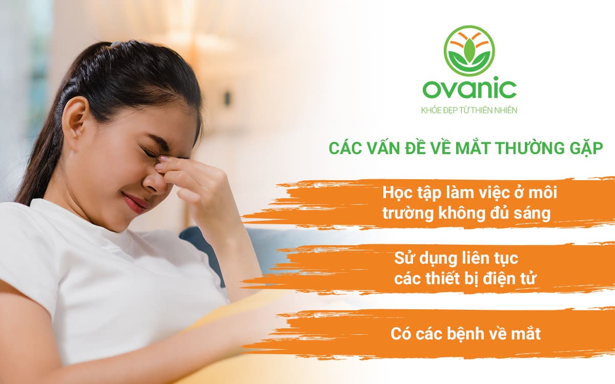 Vấn đề về mắt thường gặp 