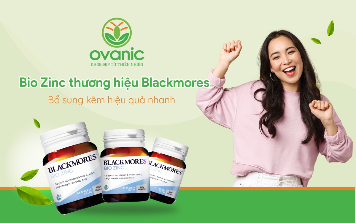 Lợi ích khi sử dụng Blackmore Bio Zinc Úc