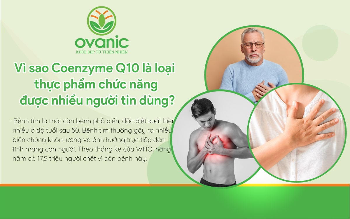 vì sao nên dùng Viên uống bổ tim Coenzyme Q10 150mg Healthy Care