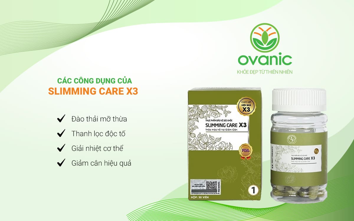 Công dụng của sản phẩm Slimming Care X3