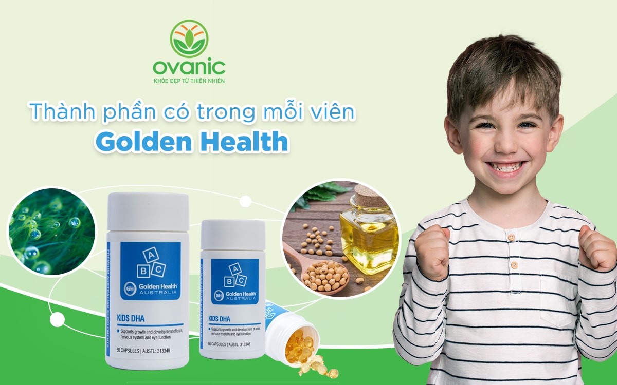 Thành phần có trong DHA Golden Health