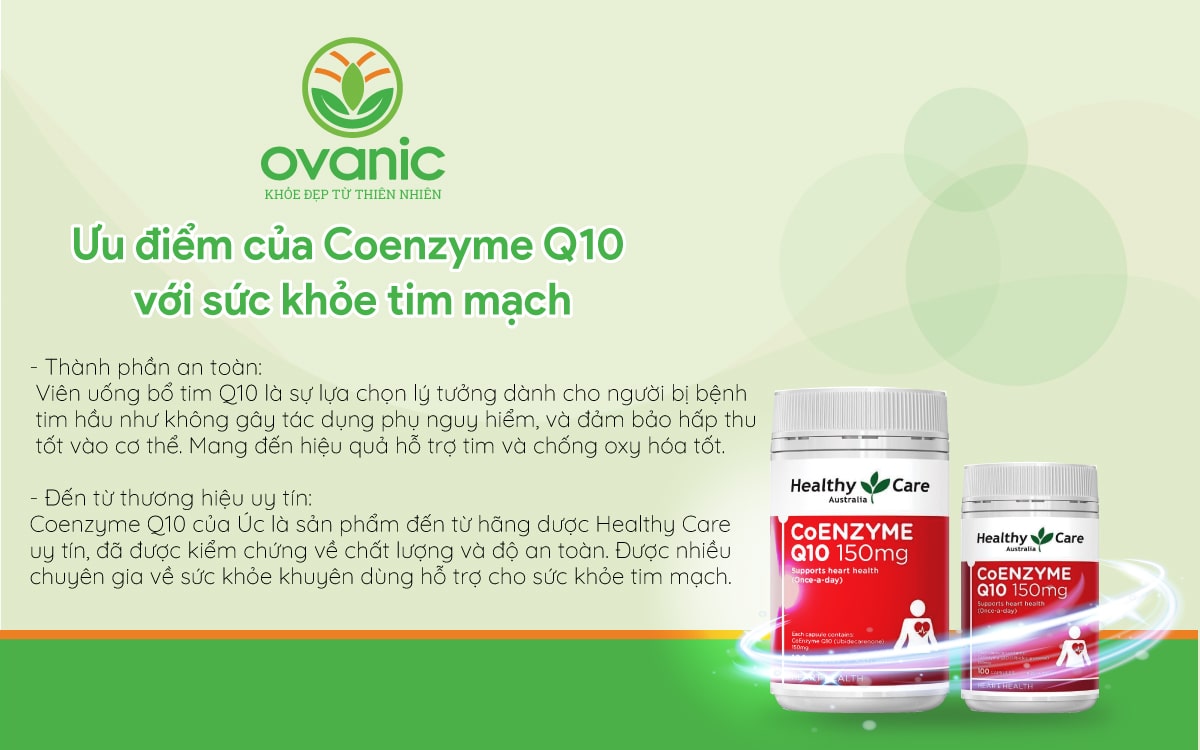 Ưu điểm Coenzyme Q10 150mg Healthy Care