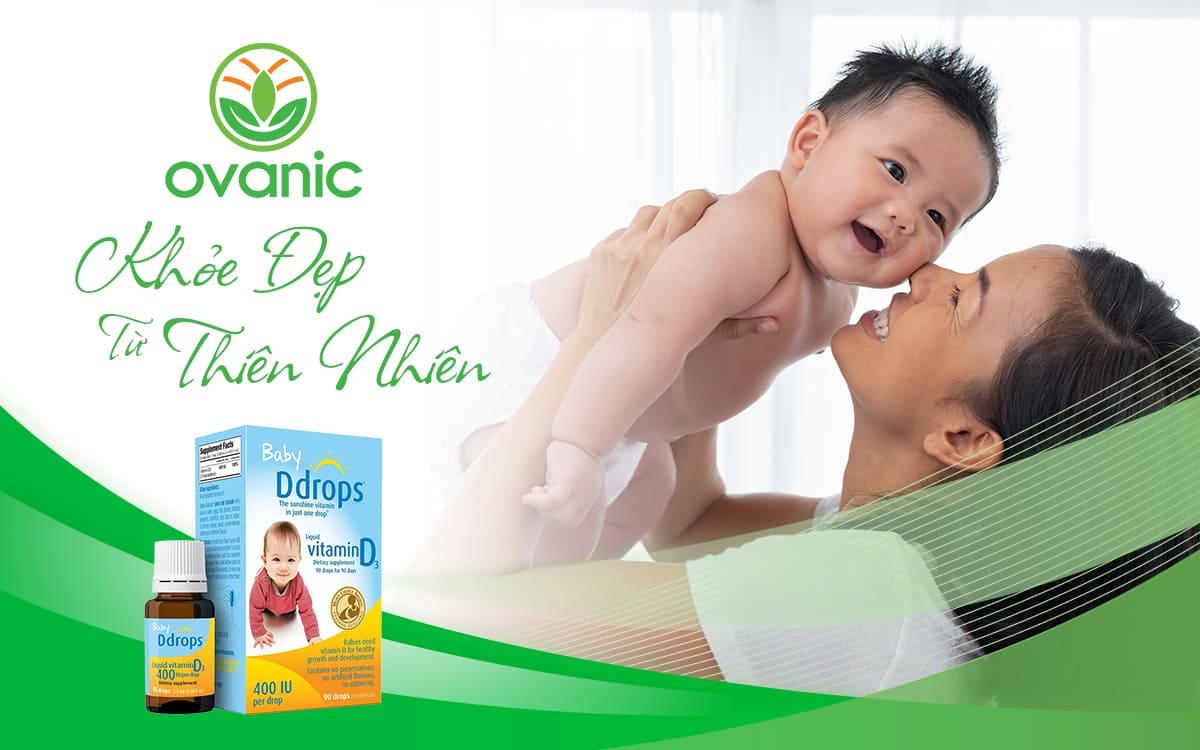 Niềm vui sau khi sử dụng Baby Ddrops Vitamin D3 400 I.U