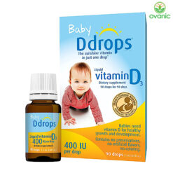Baby Ddrops Vitamin D3 400IU ovanic