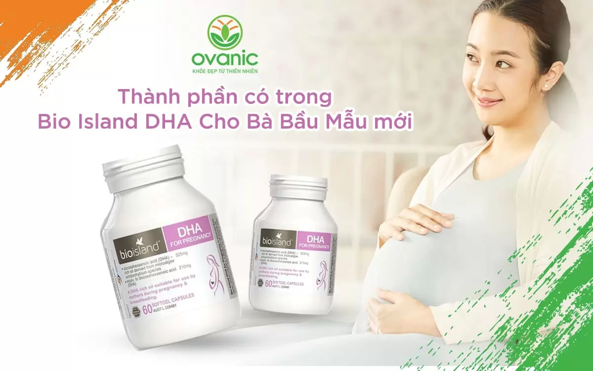 Thành phần có trong sản phẩm Bio Island DHA 