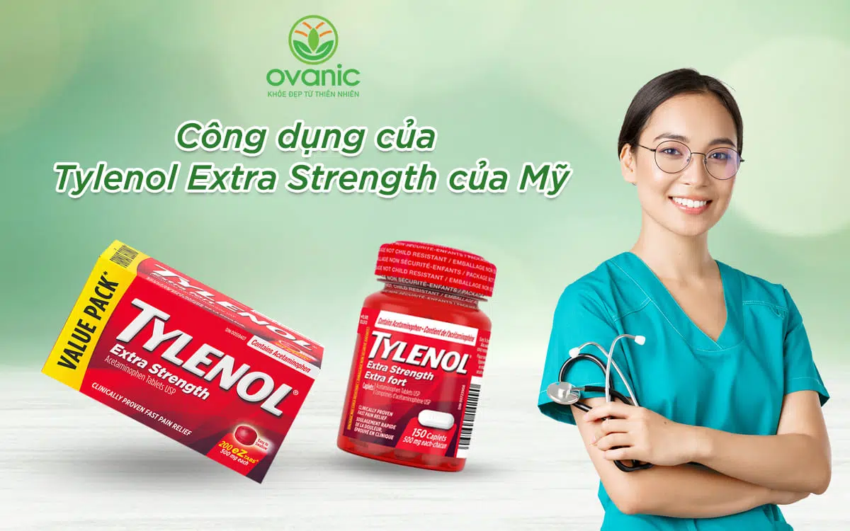 Công dụng của sản phẩm Tylenol Extra Strength 500mg