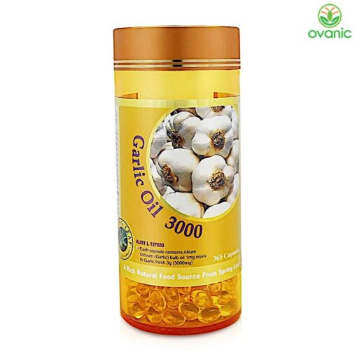 garlic oil spring leaf 3000mg ovanic