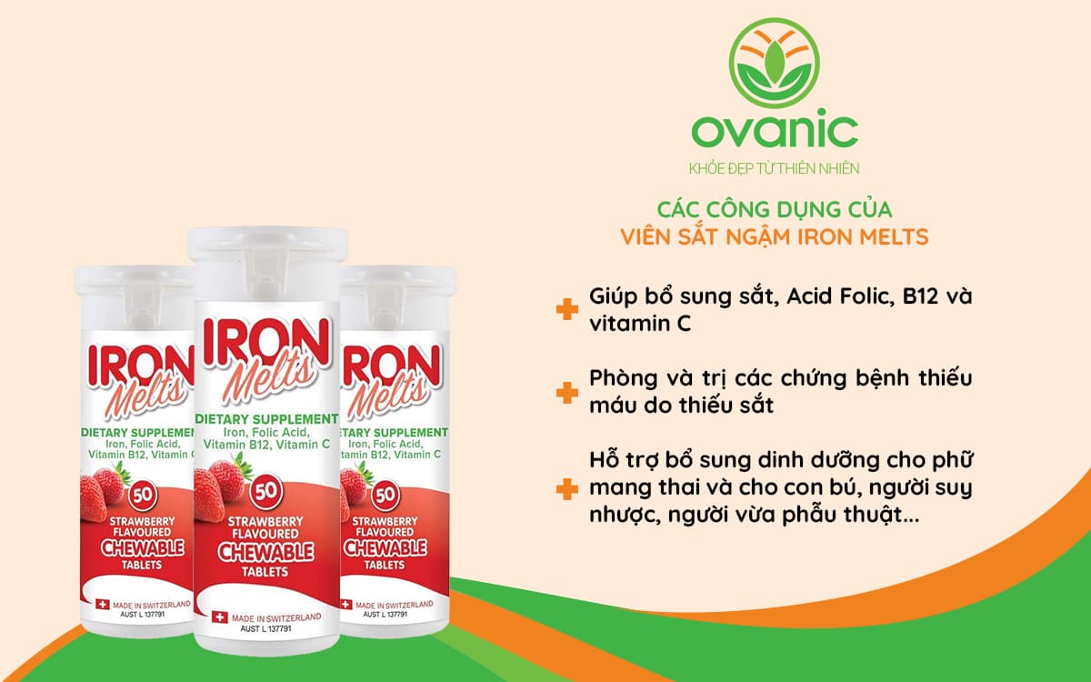 Công dụng của sản phẩm Iron Melts