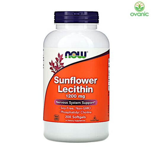 Now Sunflower Lecithin 1200mg ovanic