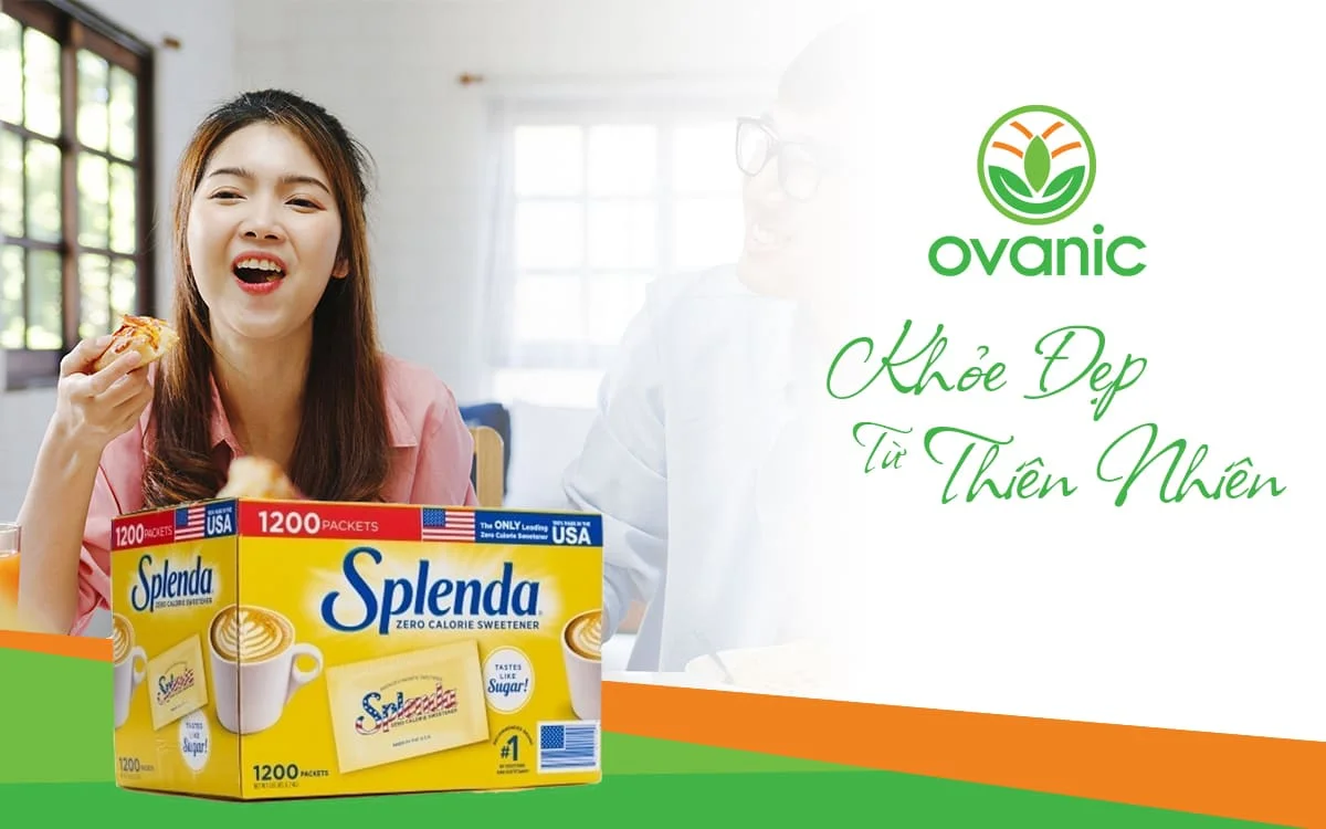 Hạnh phúc sau khi dùng Splenda Zero Calorie Sweetener Pack