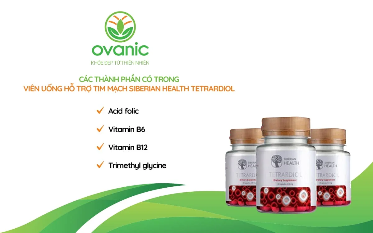 Thành phần có trong sản phẩm Siberian Health Tetrardiol