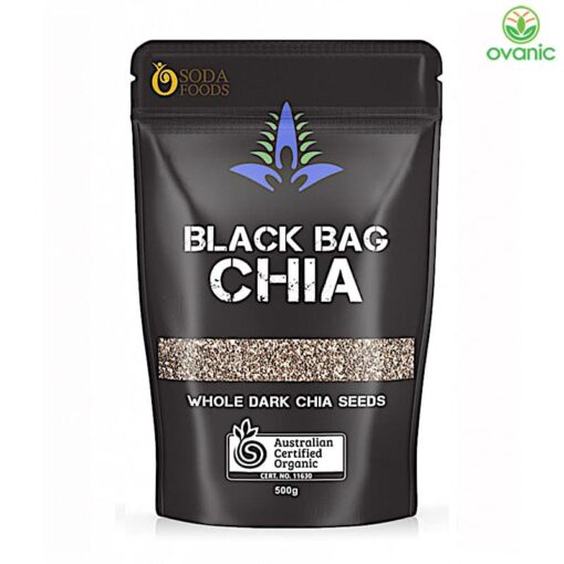 chia black bag 500g ovanic