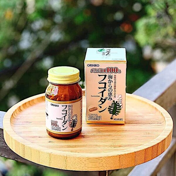 tảo Fucoidan Orihiro Nhật Bản hộp 90 viên
