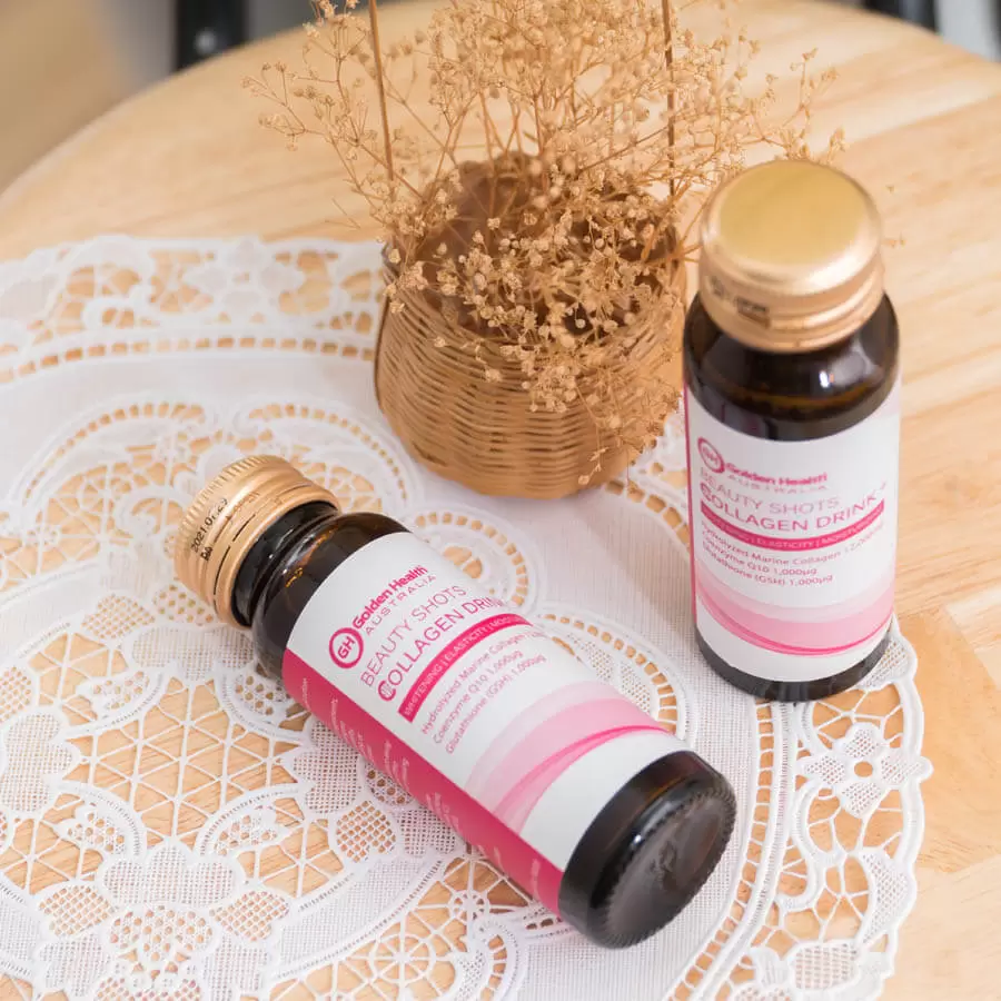 Nước uống collagen Úc Golden Health Beauty Shots Collagen Drink