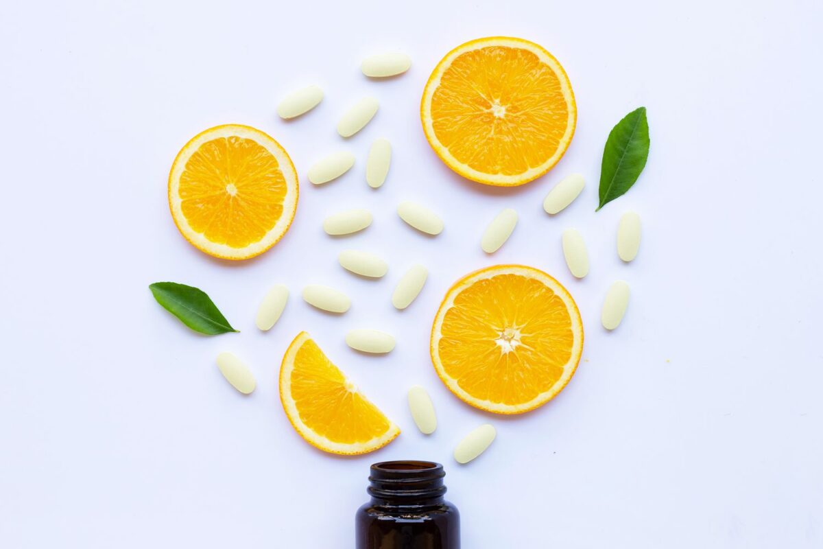 Ảnh mô tả Vitamin C dạng tổng hợp