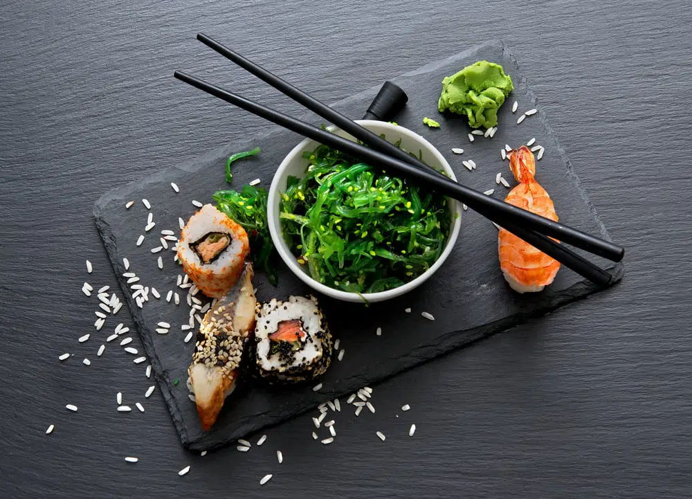 hình món ăn từ tảo biển