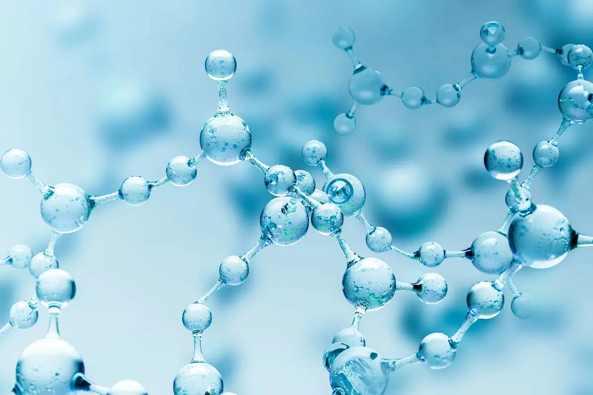 hình Hyaluronic Acid một polysaccaride có nhiều tác dụng lên làn da