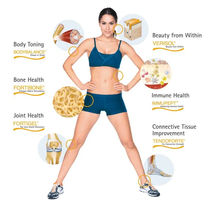 hình Lợi ích sức khỏe của Collagen với cơ thể