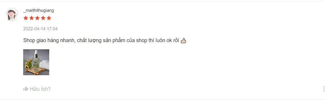 Đánh giá từ _maithithugiang
