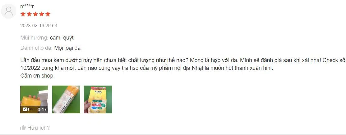 Đánh giá từ n*****n