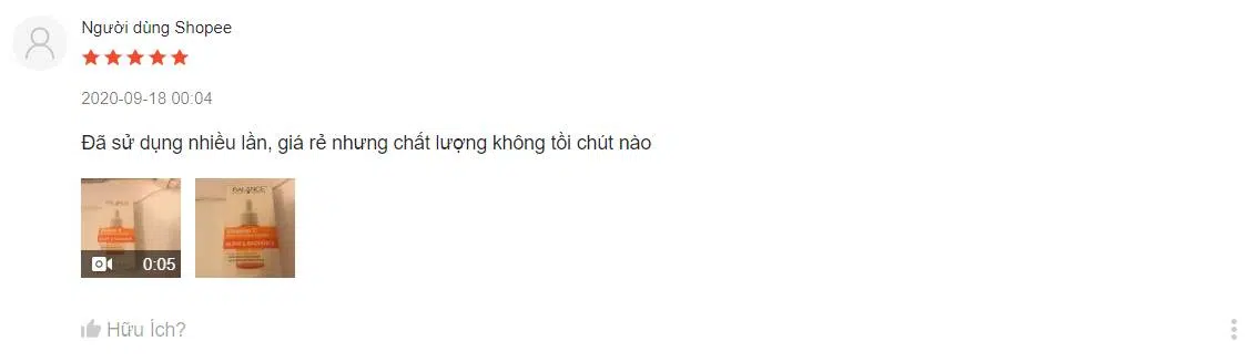Đánh giá từ khách ẩn danh