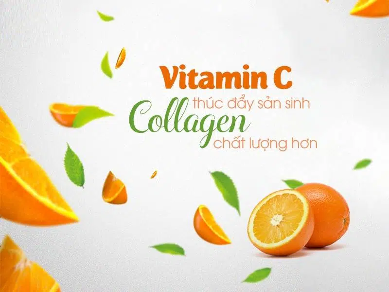 Vitamin C thúc đẩy sản sinh collagen chất lượng cao trong cơ thể Vitamin C thúc đẩy sản sinh collagen – vi chất thiết yếu trong quá trình tổng hợp pro-collagen