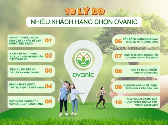 10 lý do nhiều khách hàng lựa chọn Ovanic