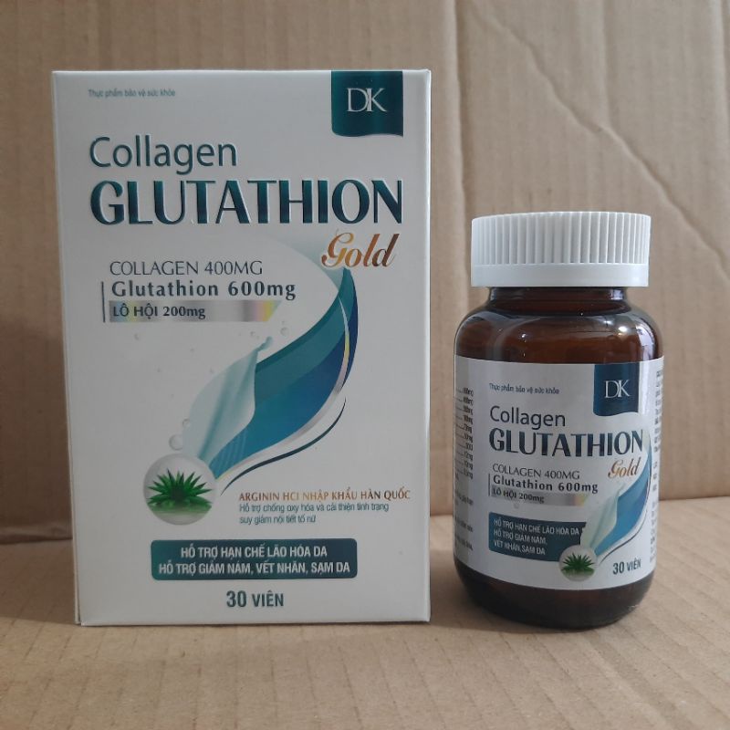 Ảnh minh họa thành phần Viên uống Collagen Glutathion Gold DK