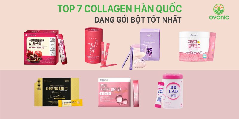 Collagen Hàn Quốc Dạng Gói Bột Tốt Nhất