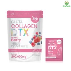 Ảnh ột Collagen giảm cân đẹp da Gluta Collagen DTX vị dâu