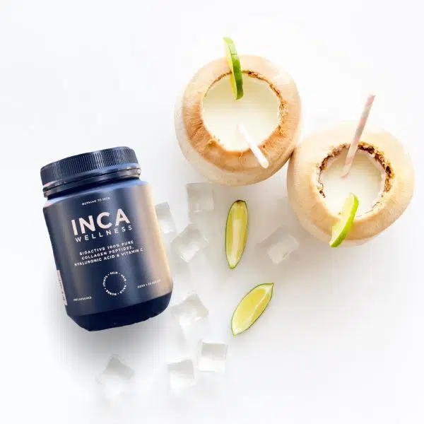 Inca Organics Bioactive Collagen Peptides + Hyaluronic Acid + Vitamin C Wellness