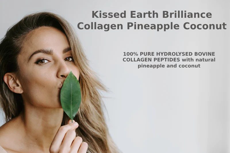 Kissed Earth Brilliance Collagen Pineapple Coconut dạng bột