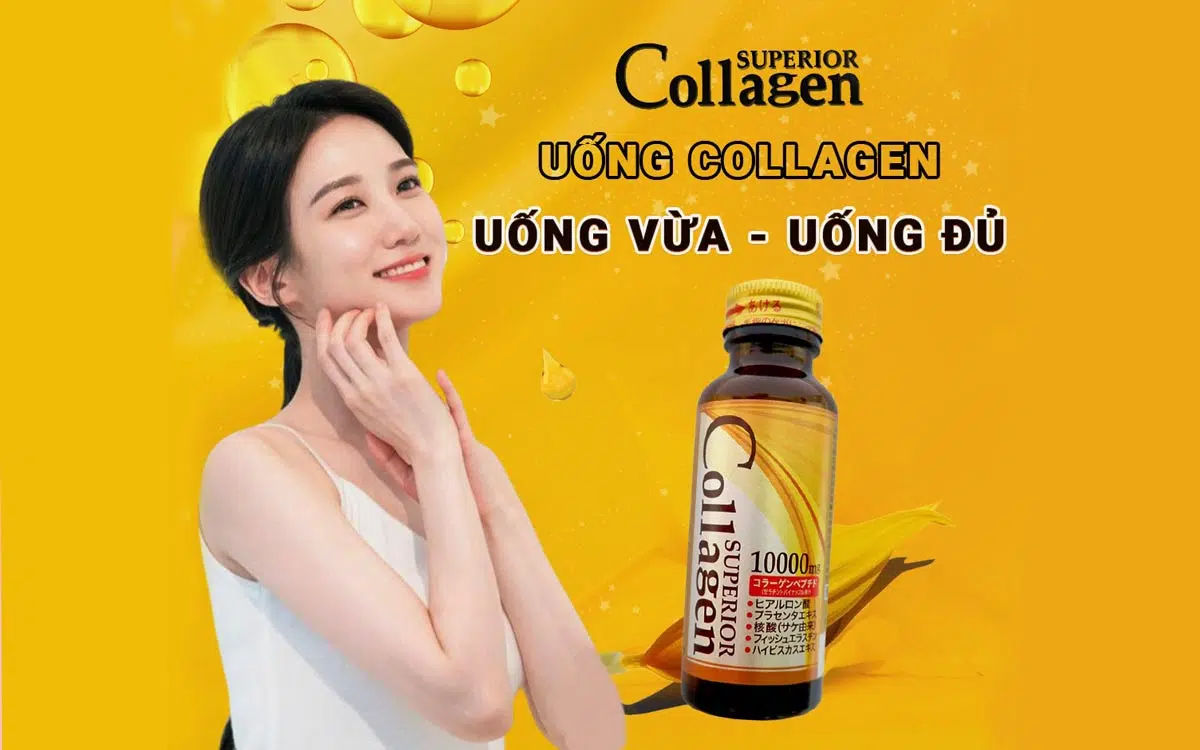 Cách sử dụng Nước uống Collagen Superior