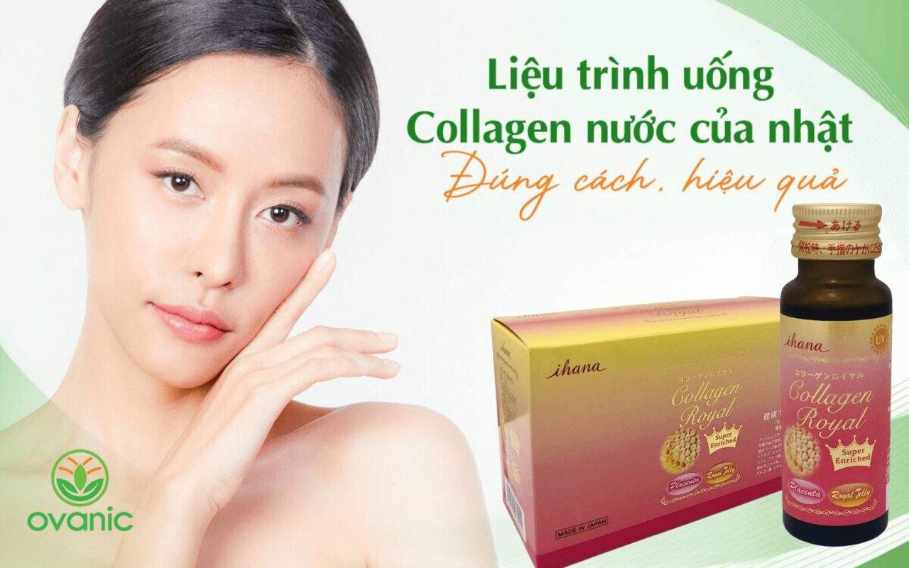 cách sử dụng nước collagen ihana enrich Nhật