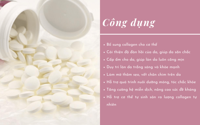công dụng của viên uống Unimat Riken collagen