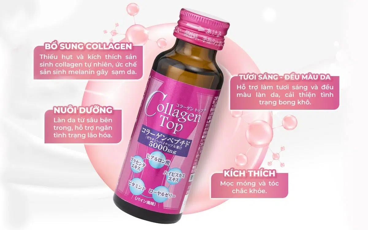 Công dụng của sản phẩm Collagen Top Nhật