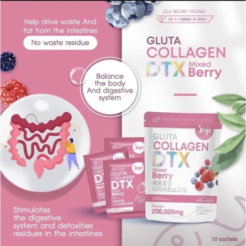 Gluta Collagen DTX vị dâu