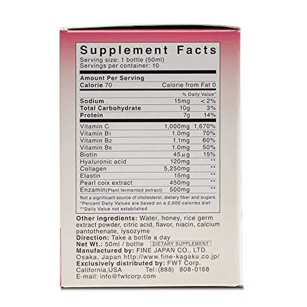 thành phần của Collagen Fine Japan Plus