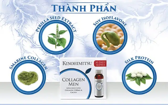 Thành phần chính của Collagen Kinohimitsu dành cho Nam