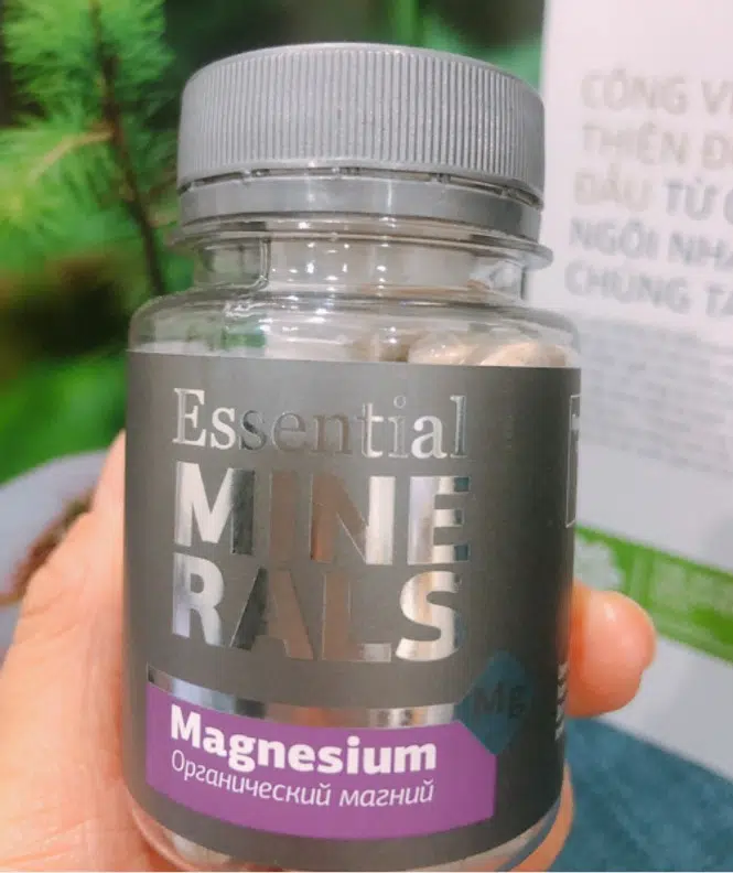 Viên uống bổ sung magie Essential Minerals Magnesium từ Siberian Health Sản phẩm viên uống bổ sung magie Essential Minerals Magnesium Siberian Health